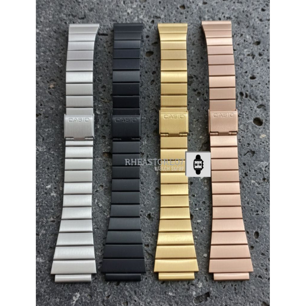 Strap Tali Jam Tangan Casio iluminator Rantai Rantai Jam Tangan Casio F91 Rantai casio stanlees stel