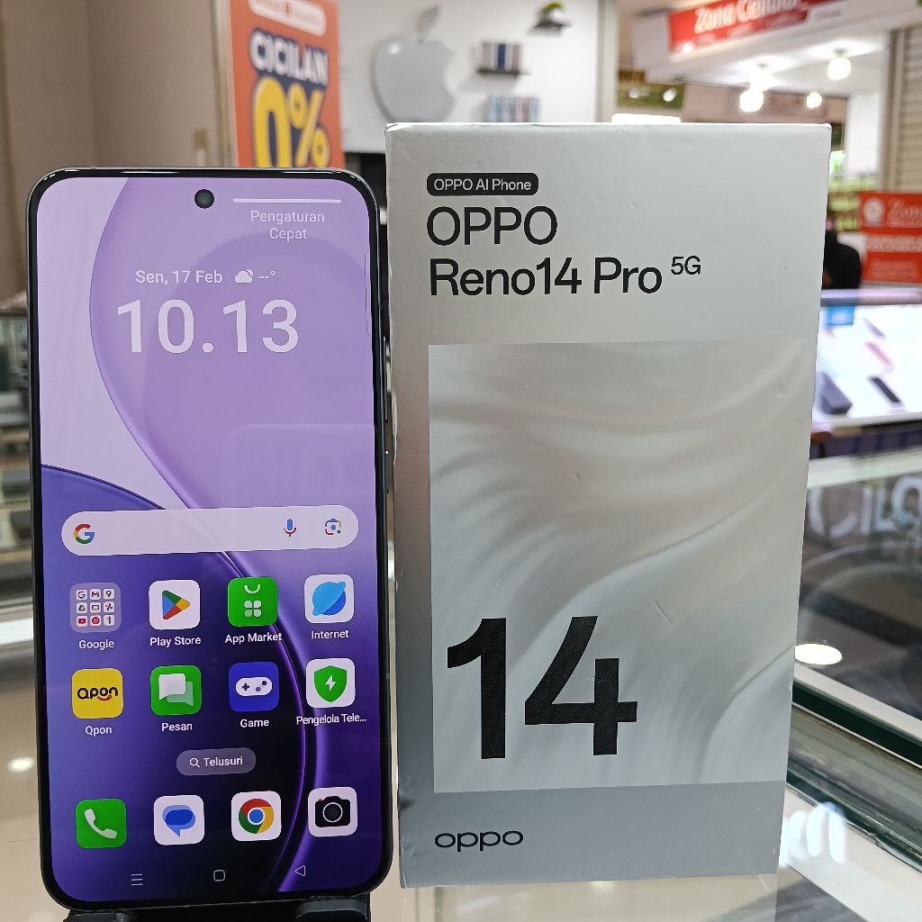OPPO RENO 14 PRO 5G 12/512 OPPO RENO 14PRO 5G 12/512 OPPO RENO14PRO 5G 12/512 SECOND BEKAS GARANSI P