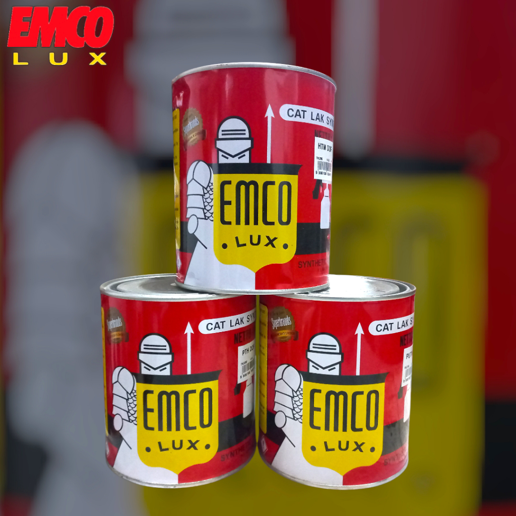 CAT KAYU DAN BESI EMCO LUX 1KG - Emco Lux Cat Kayu dan Besi 1kg