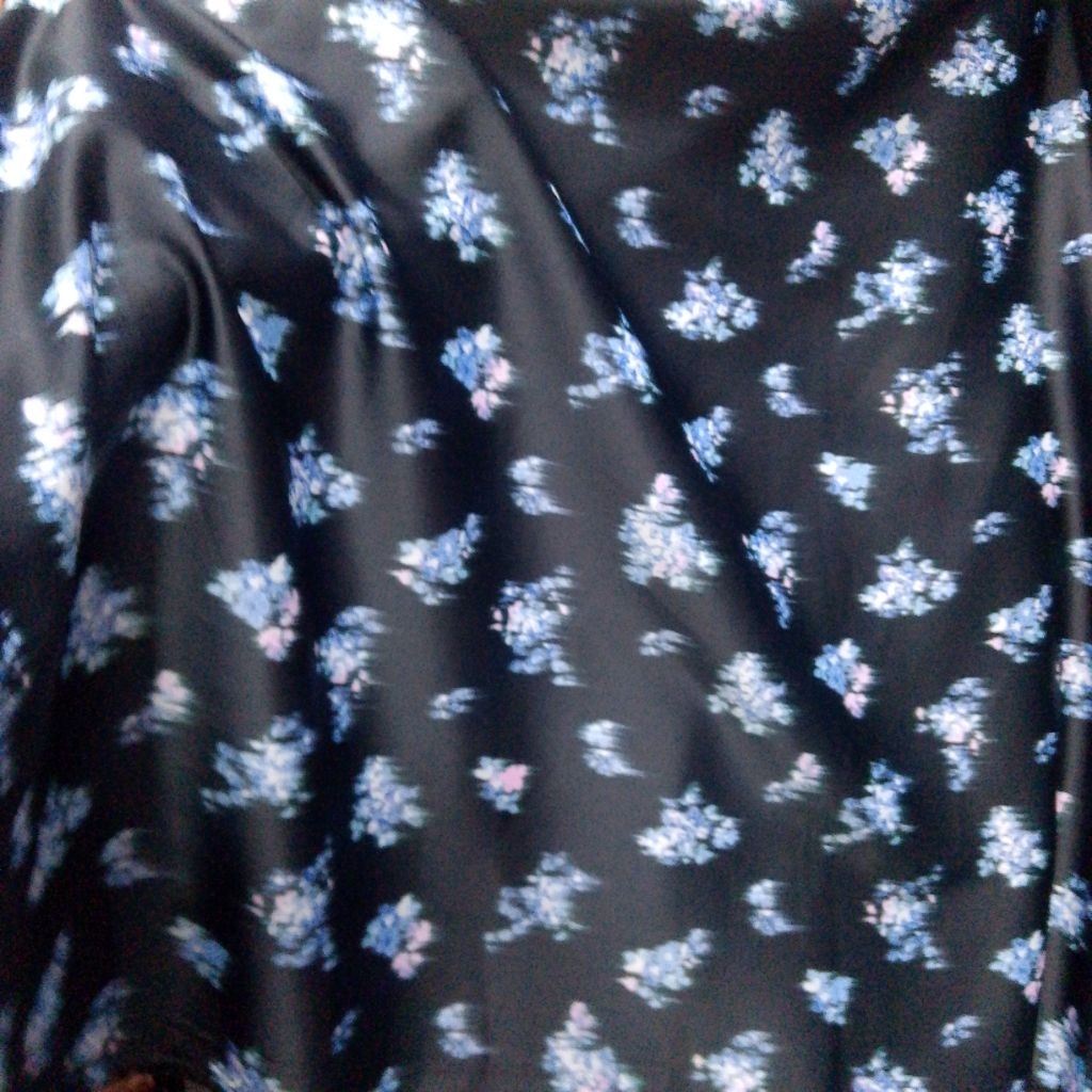 Kain Sifon Ceruty Printing Premium Motif Terbaru Bahan Flowy Chiffon Ceruti Meteran Mnt