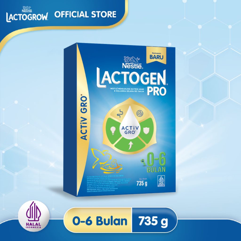 Lactogen Pro 1 Happynutri Susu Formula Bayi 0-6 Bulan 735g