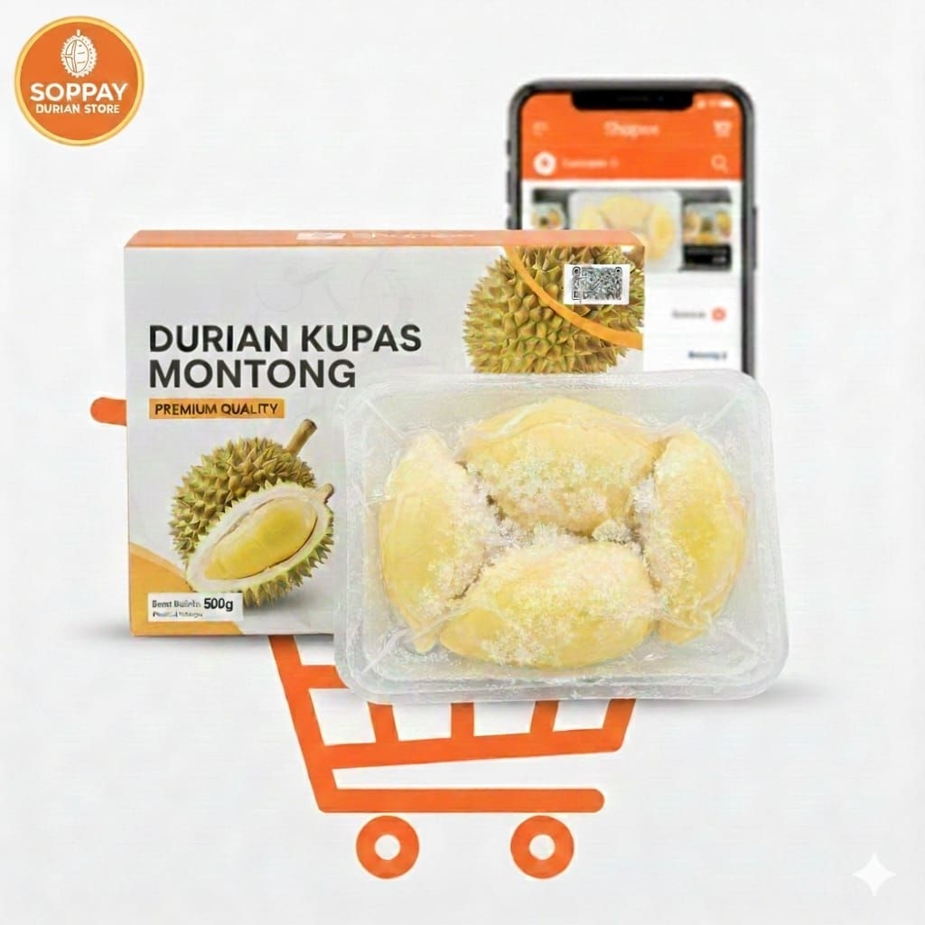 Durian Kupas Montong Sulawesi/Durian Montong soppay Durian Store