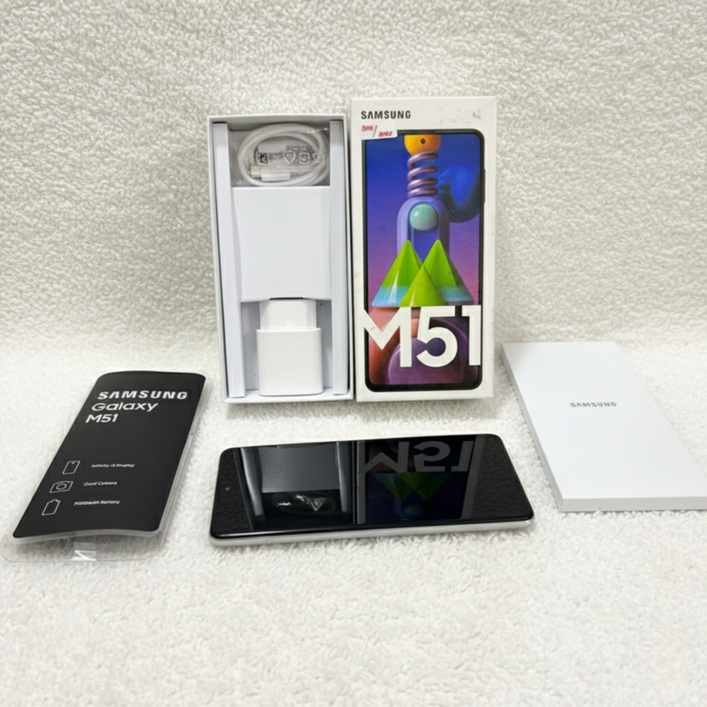 Samsung Galaxy M51 Resmi SEIN Ram 8/128Gb Samsung Galaxy M51 Second Termurah Ex Garansi Resmi SEIN K