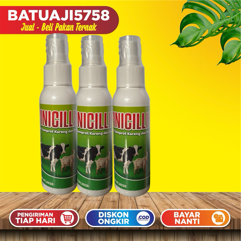 Pinicilin Semprot/Obat Luka Borok Pada Hewan Sapi Kambing dll(kuladex)