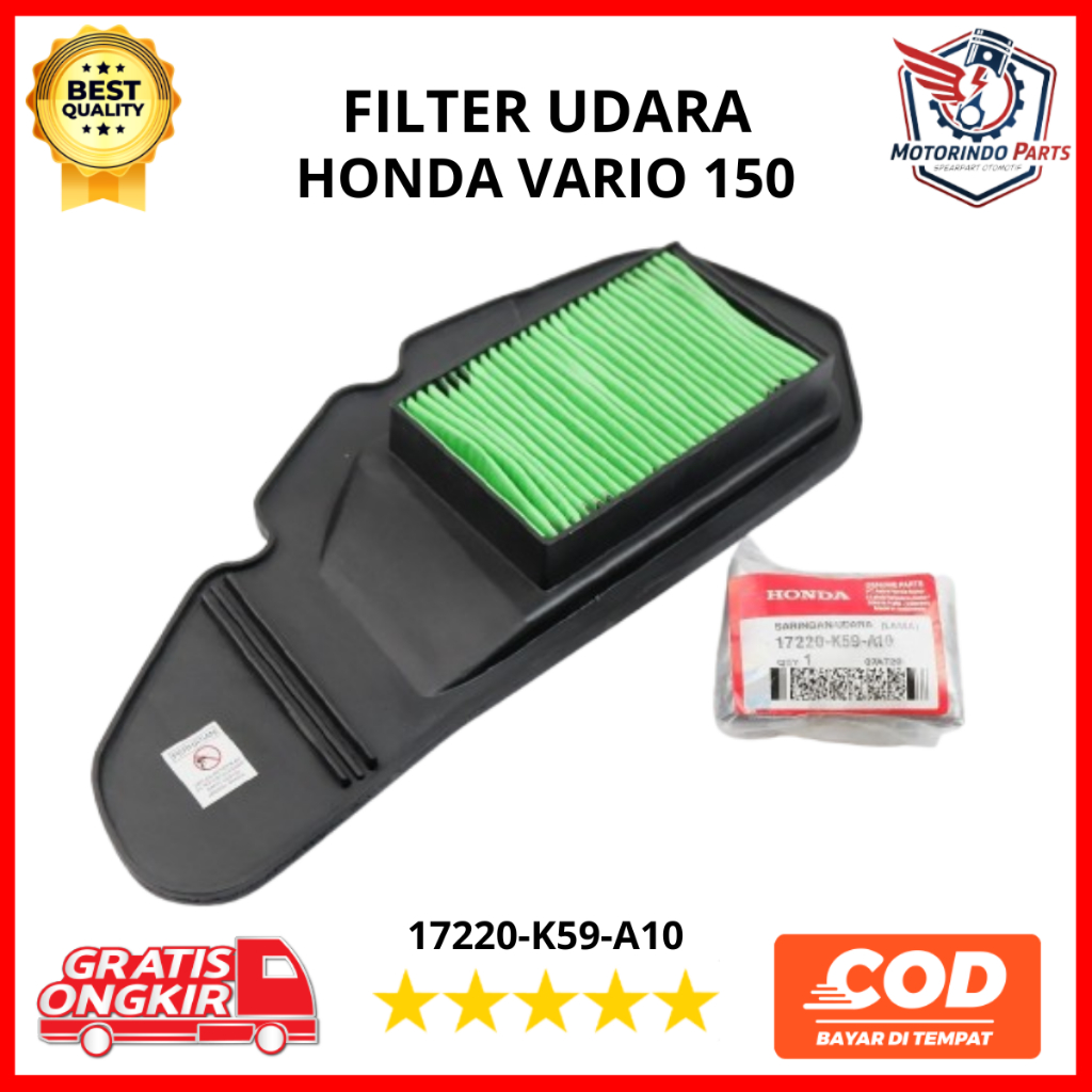 Saringan Filter Udara Motor Honda Vario 150 K59 motor sparepart