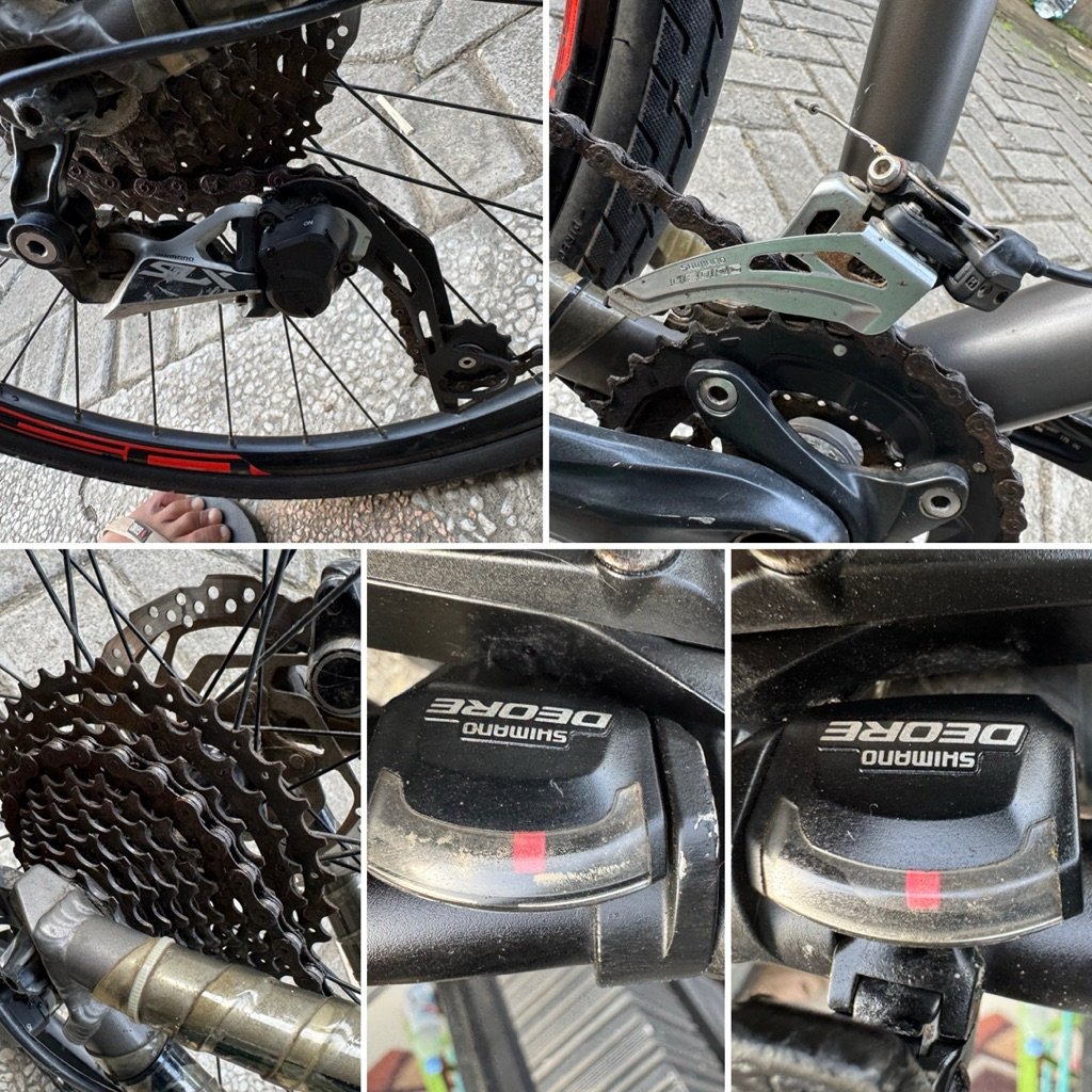 mini groupset slx mix deore 2x10