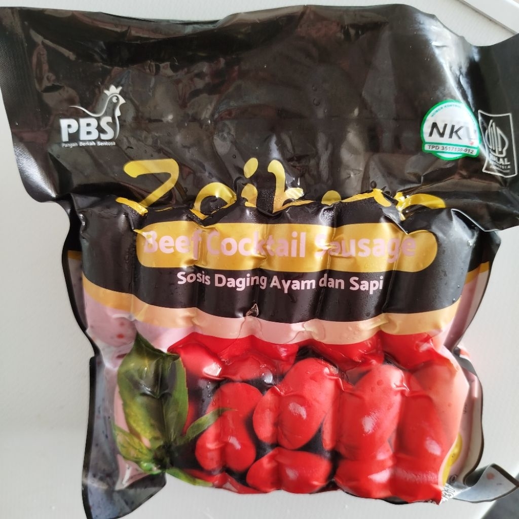 Sosis Sapi Zaitun Cocktail 500gr