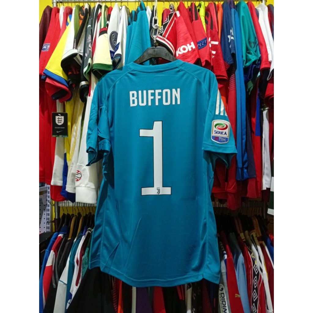 JERSEY BOLA RETRO GO JUV 2017 2018 GK BUFFON 1