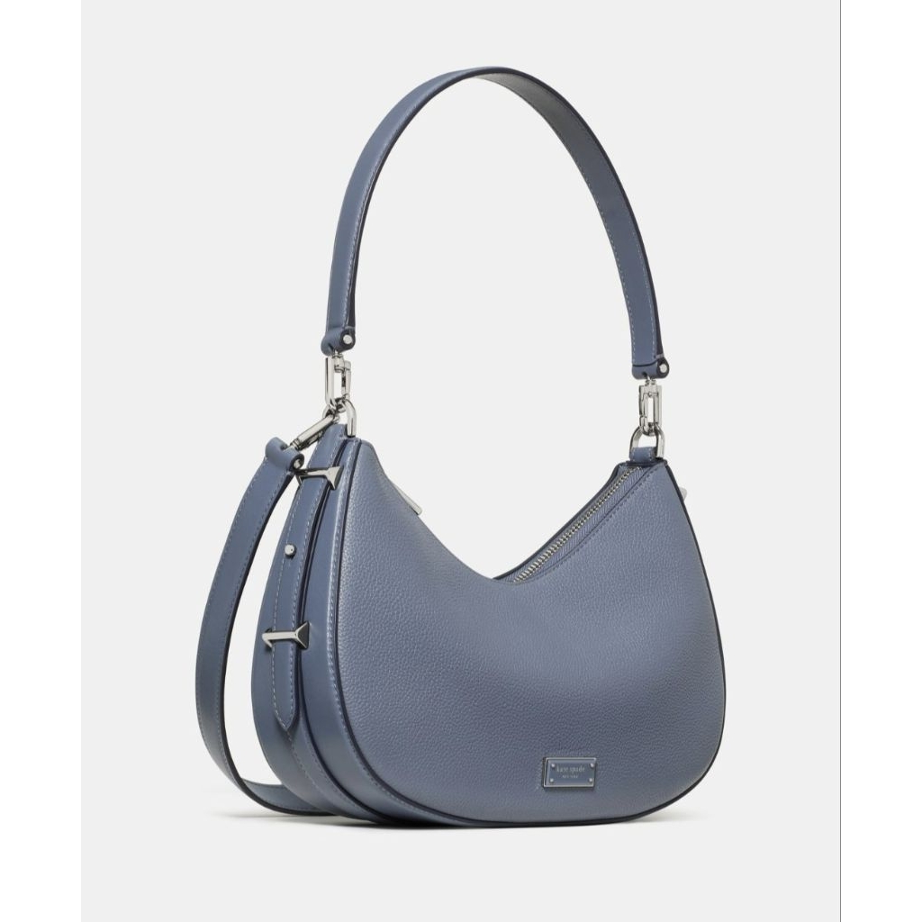 Kate Spade KS Liv Convertible Shoulder Bag Cinder Grey Original 100%