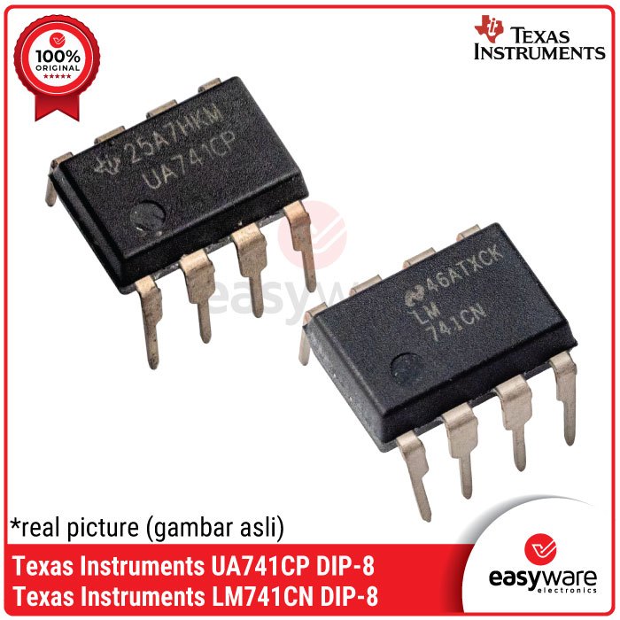 IC LM741 LM741 CN OP AMP IC UA741 UA741CP IC AMPLIFIER ORIGINAL TEXAS