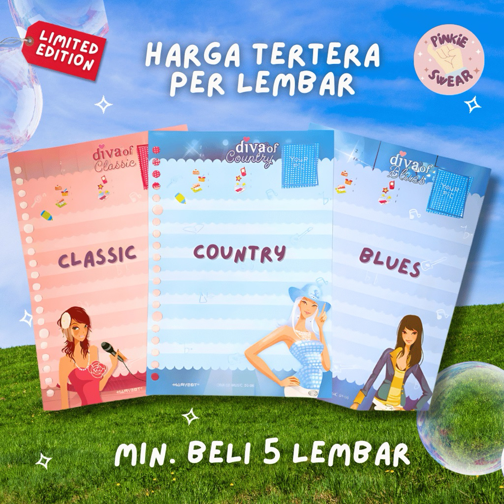 Isi / Refill Binder Loose Leaf Harvest Langka [Seri Diva / Diva Series]