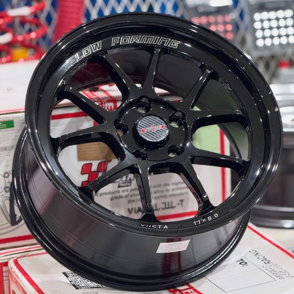 velg mobil ring 17 et 40 VENOM 6 YUSTA FLOW FORMING R17 velg racing Hrv brv terios Juke rush Xpander