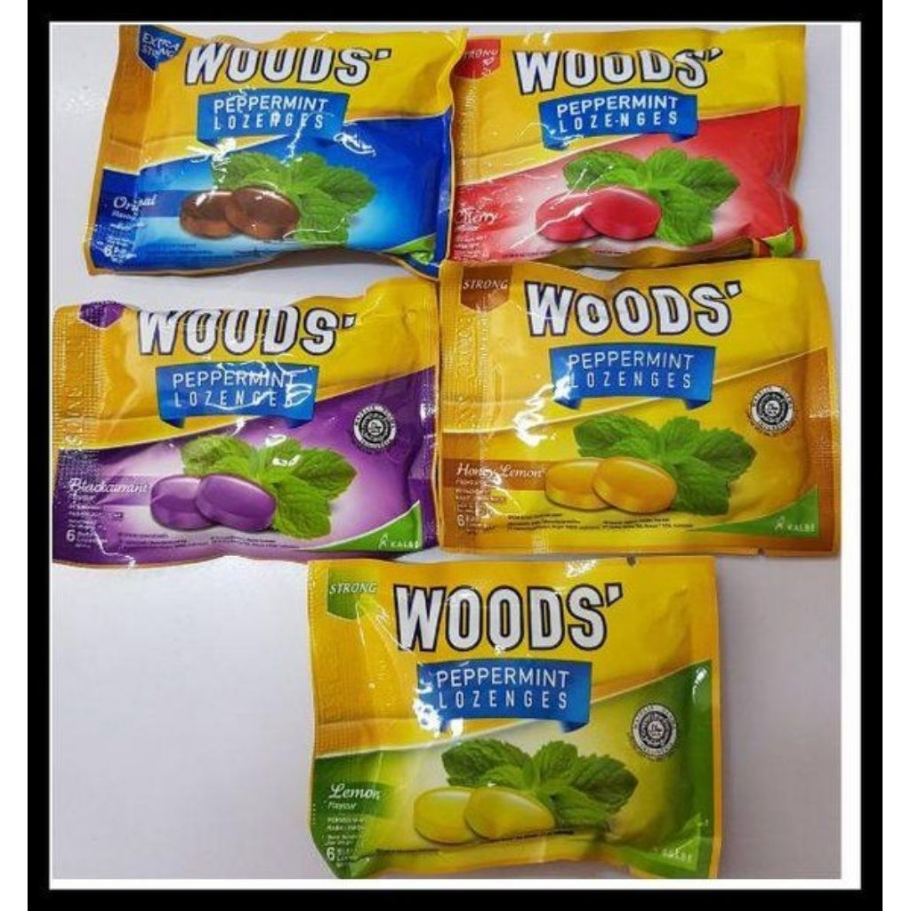 Woods Permen Lozenges anti batuk (per sahcet)