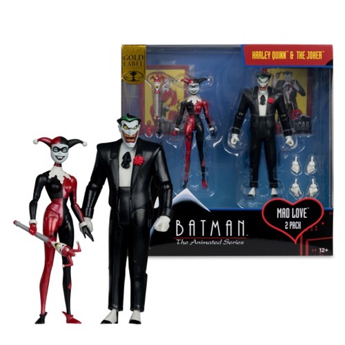 McFarlane Toys Batman: The Animated Series Harley Quinn and The Joker (Mad Love 2 Pack) 6in Action F