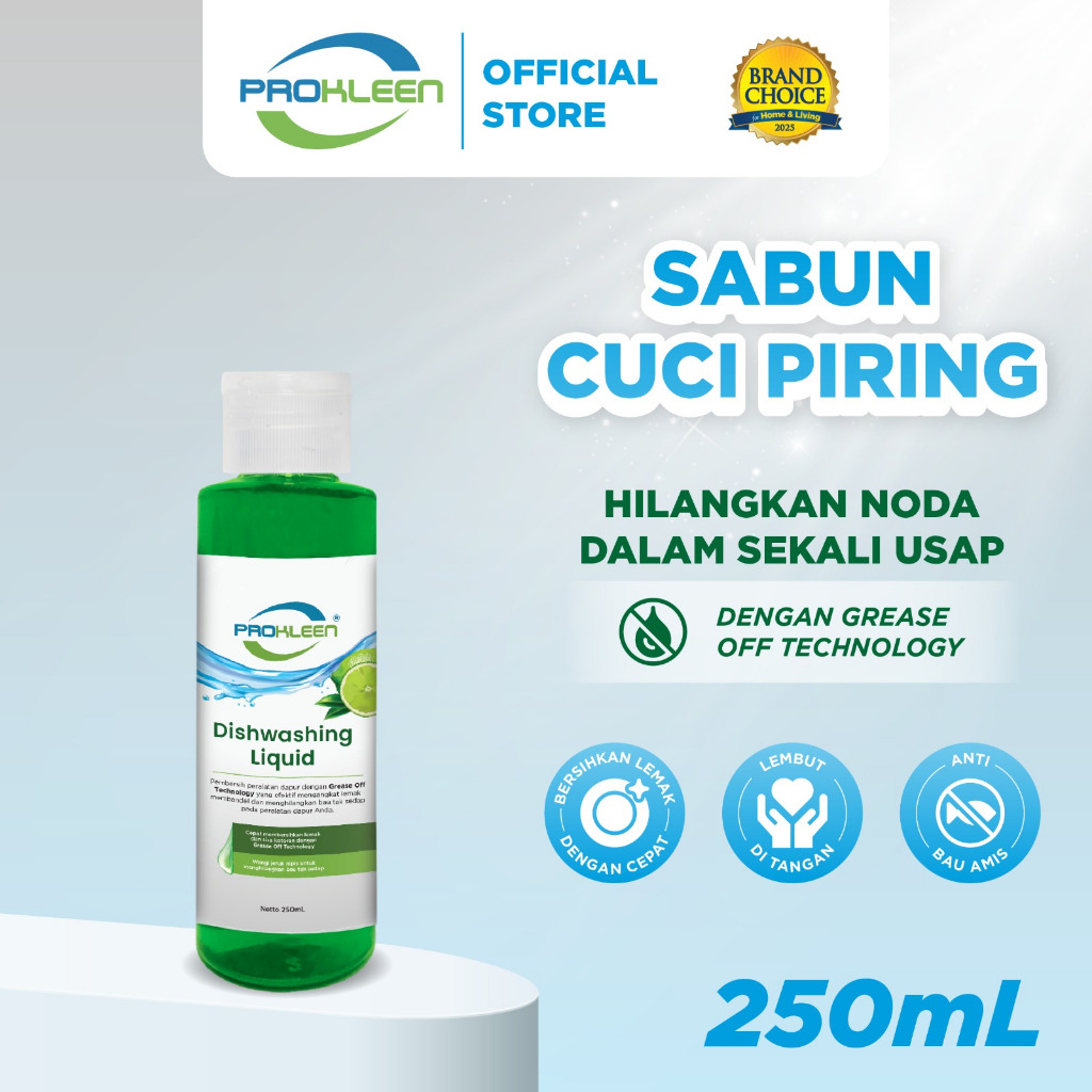 PROKLEEN Sabun Cuci Piring DISHWASHING Liquid KONSENTRAT PROKLEEN 250mL