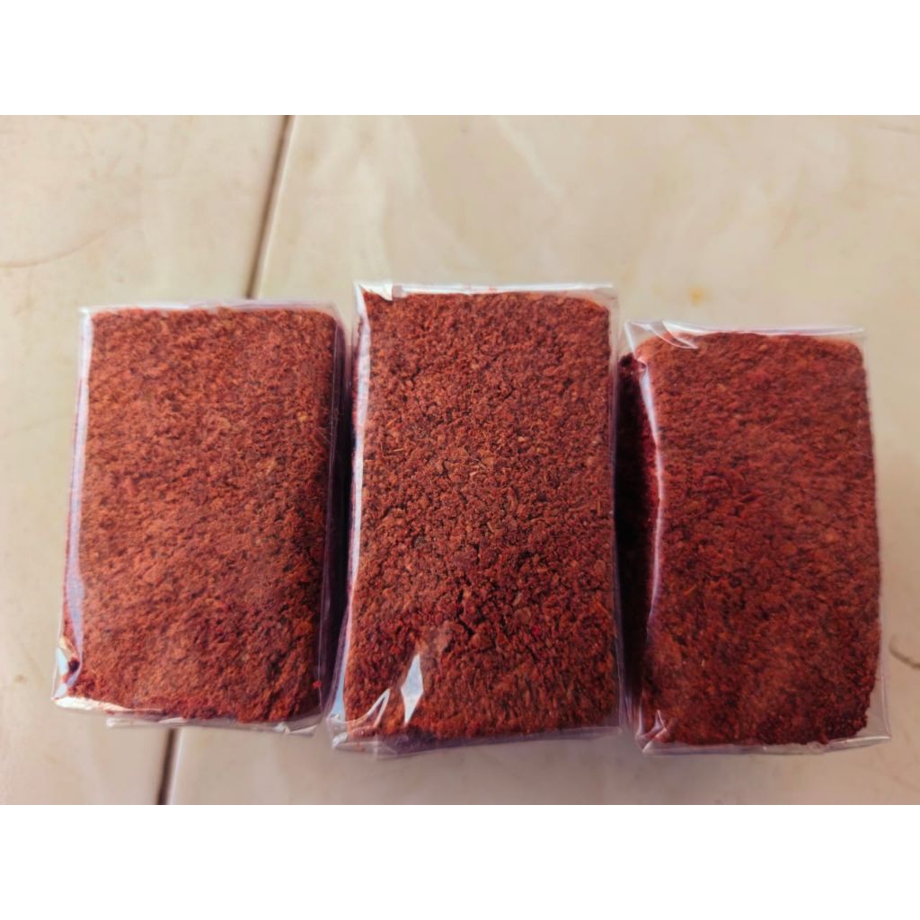 terasi udang rebon  khas lombok sudah dioven