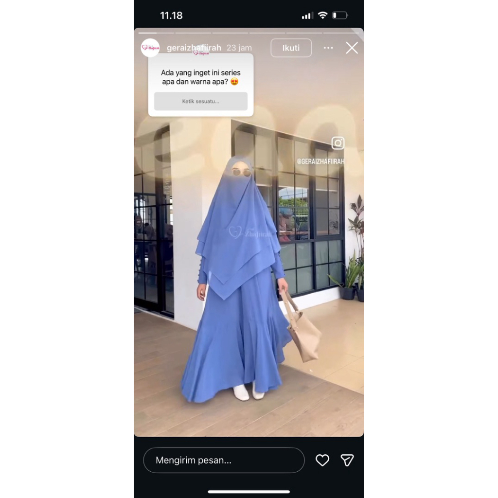 Nauraa Gamis foto hanya referensi buatan sendiri