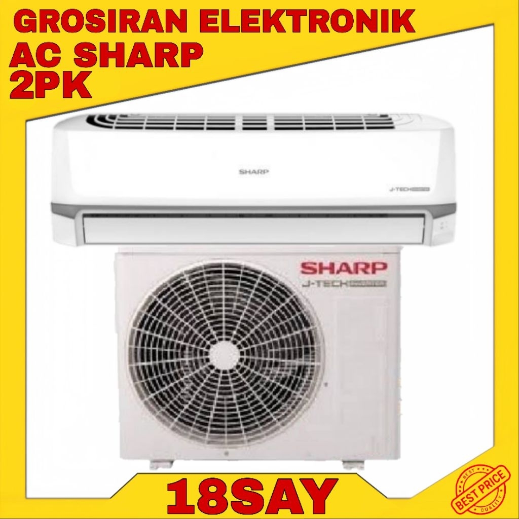 AC SHARP 2 PK AH 18SAY THAILAND STANDART UNIT ONLY (DEPOK)