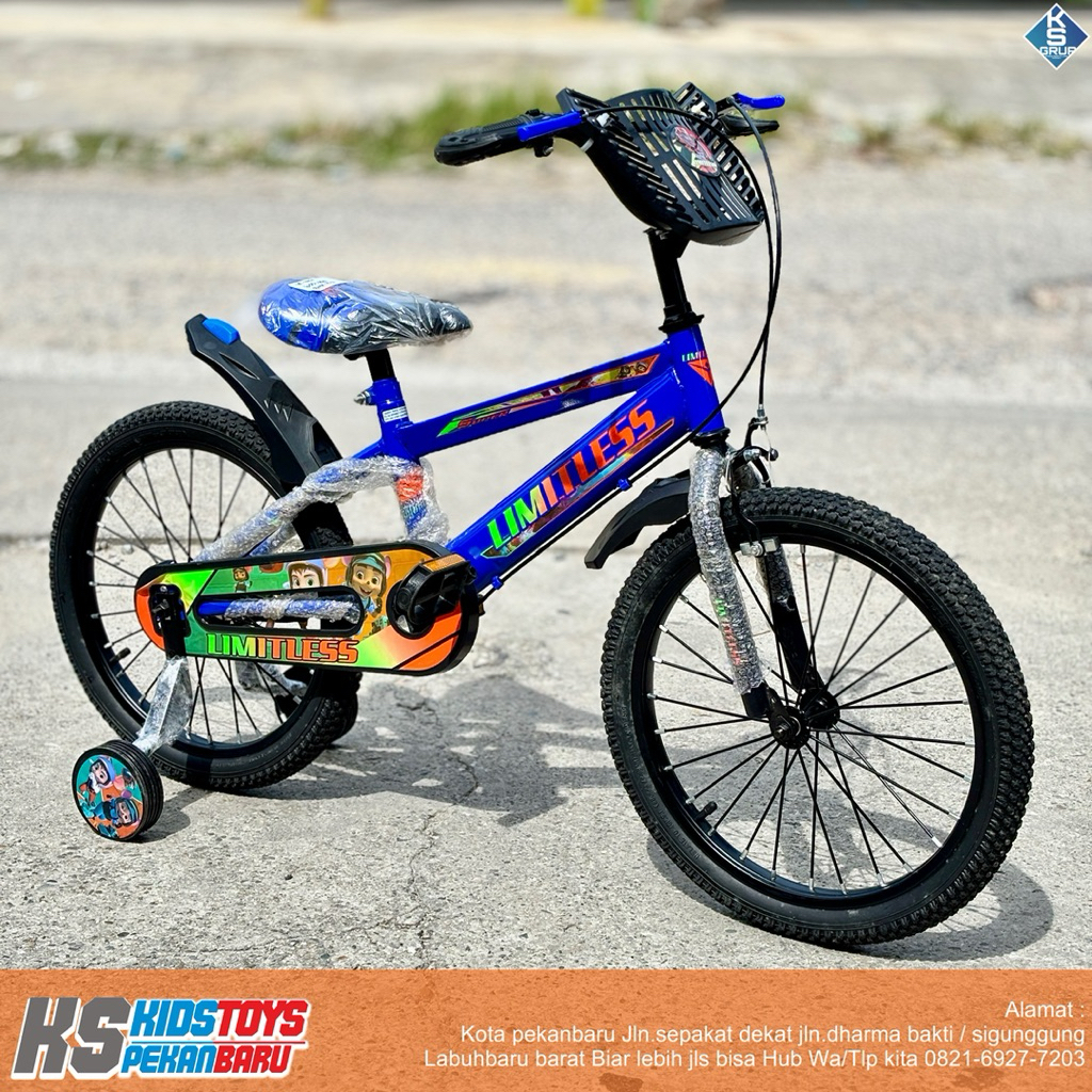 sepeda anak laki-laki ukuran 18 inch murah