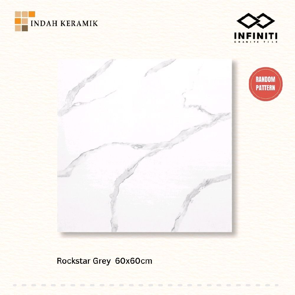 homogenous tile Infini Rockstar Grey 60x60