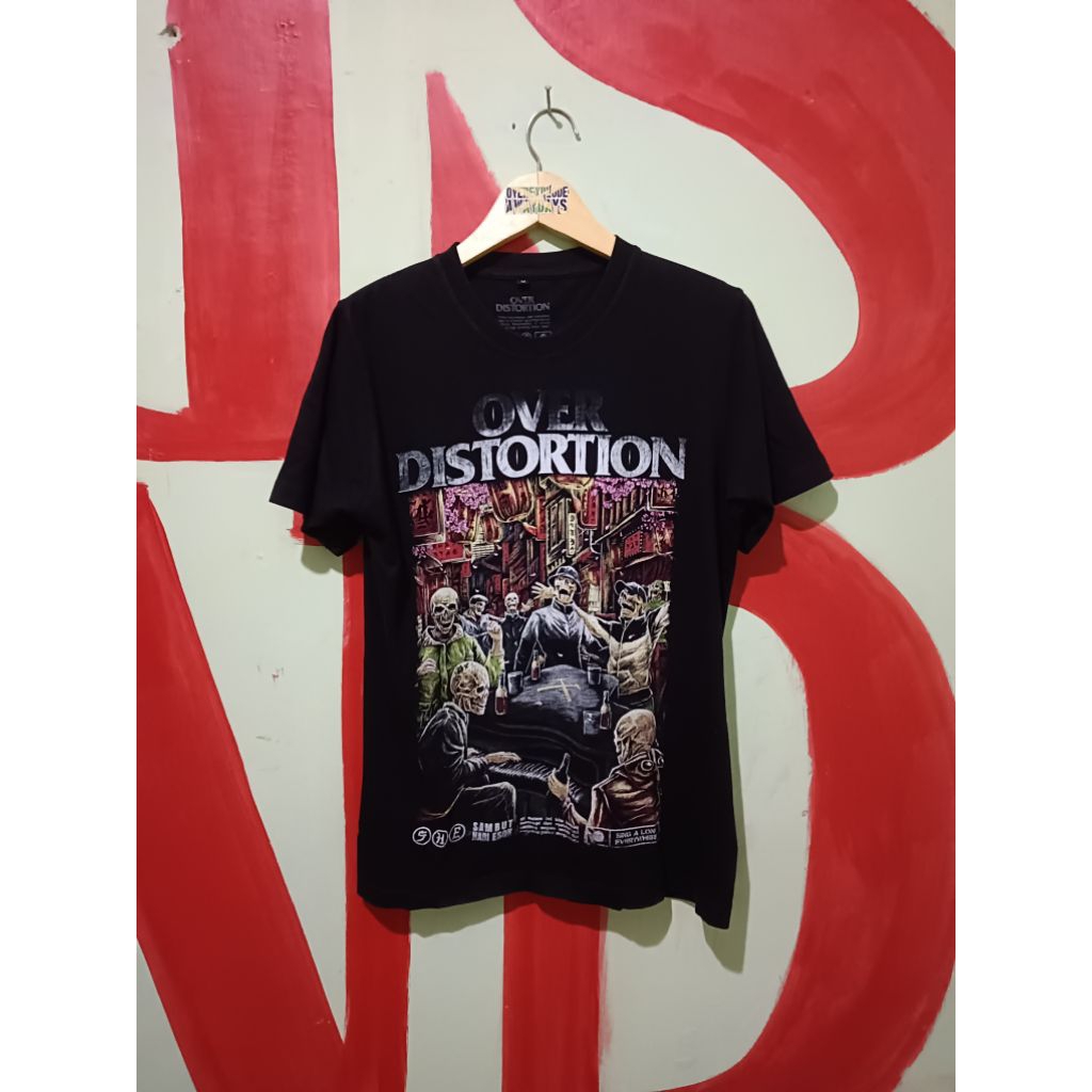 Tshirt:SAMBUT HARI ESOK OVER DISTORTION