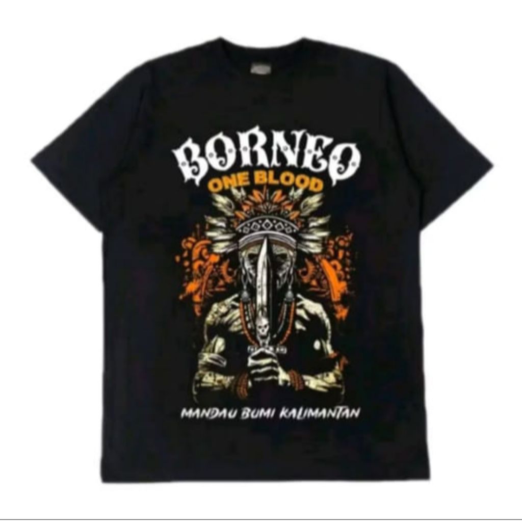 Kaos Borneo Kaos Distro Unisex