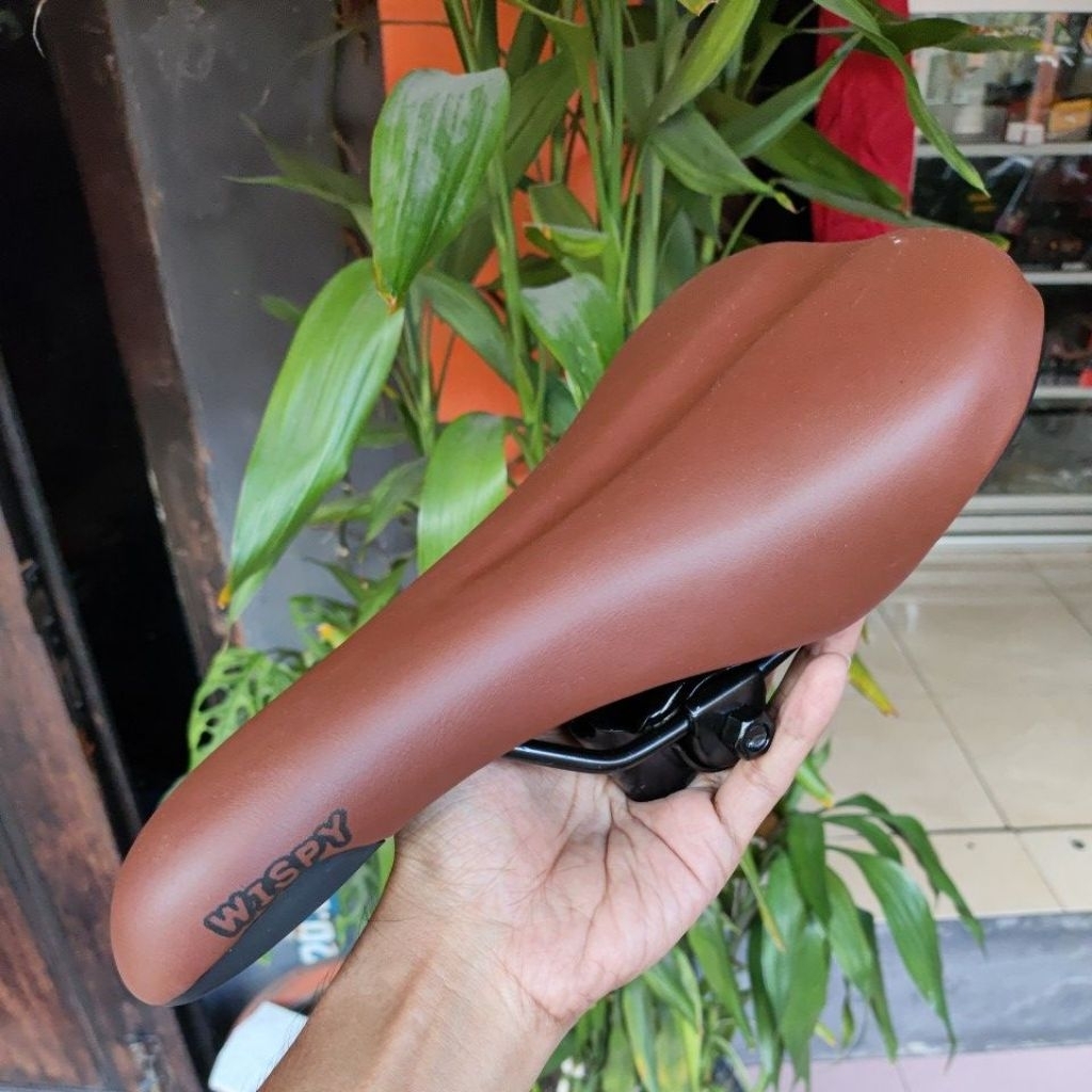 sadel sepeda coklat wispy jok sepeda commuter bike federal mtb seli fixie