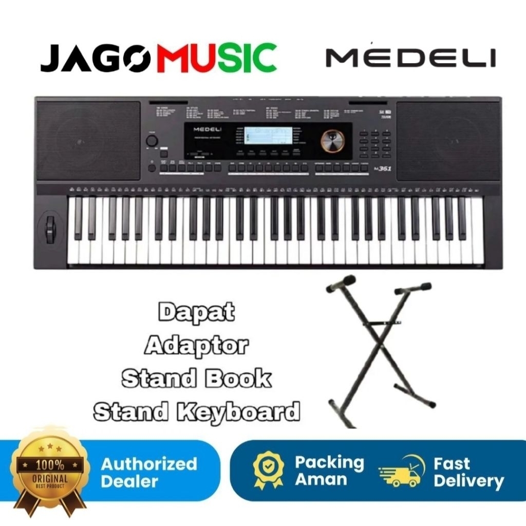 Keyboard Medeli M361 Keyboard Medeli M 361 61key Original