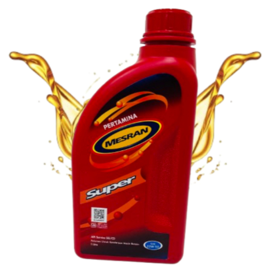 Oli Mesran Super 1 liter Oli Mesran Super 20-50 Bensin