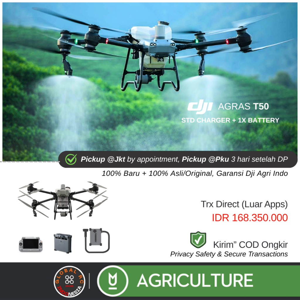 DJI Agras T50 Combo 1 Battery Charger Standard Drone Pertanian Semprot Hama