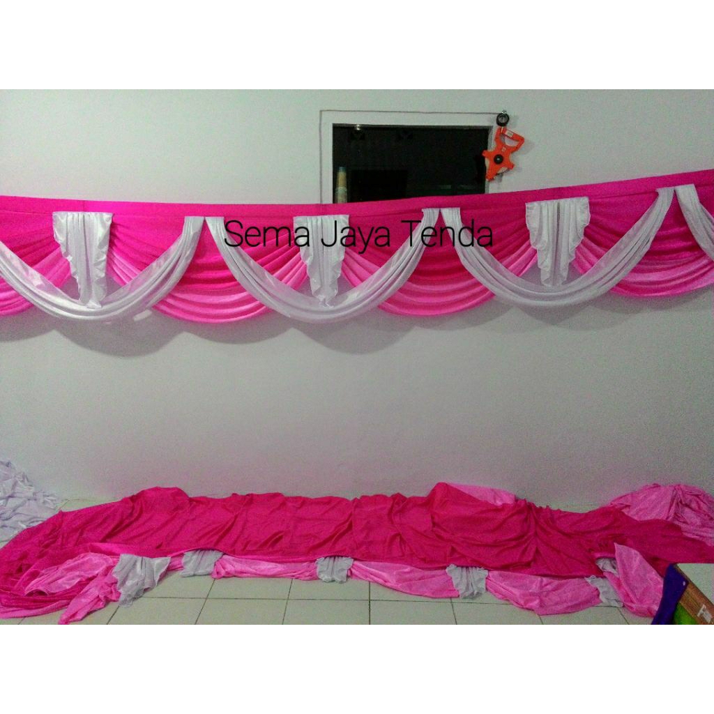 Rumbai Tenda Model Selendang Mayang