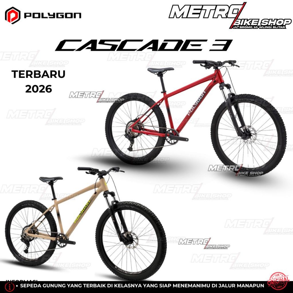 Polygon Cascade 3 Mountain Bike/MTB/sepeda Gunung 27,5 Terbaru sepeda gunung Polygon Cascade 3