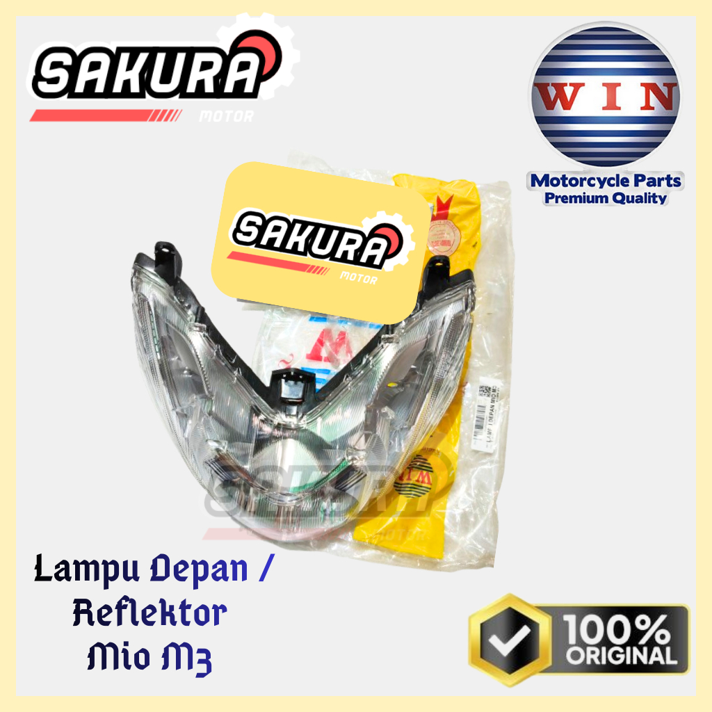 Lampu Depan / Reflektor  Mio M3 Original WIN