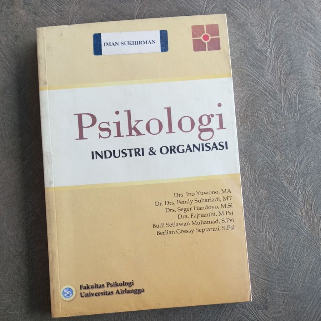 BUKU PSIKOLOGI INDUSTRI & ORGANISASI