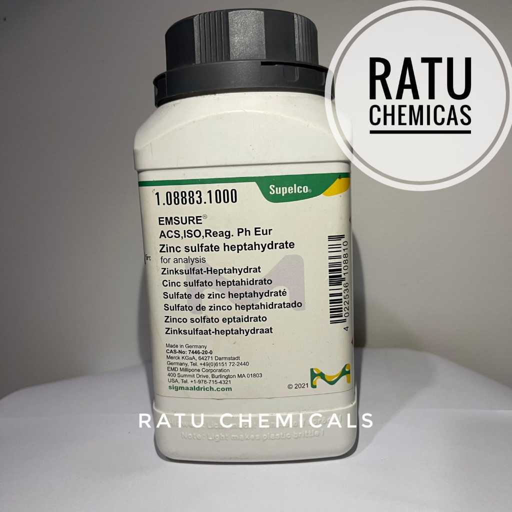 ZINC SULFATE HEPTAHYDRATE MERCK 108883 FOR ANALIS (REPACK/ECER) 1GRAM