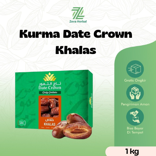 Kurma Date Crown Khalas 1kg