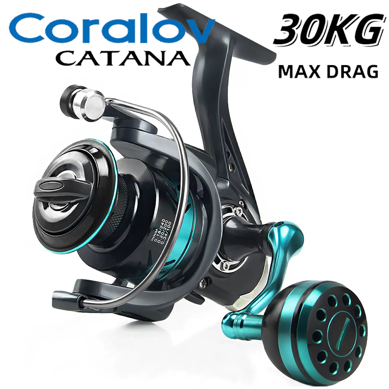 reel Spinning reel fishing reel Mesin reel Pancing 13BB Max Drag 30kg 5.2:1 Speed reel Spinning