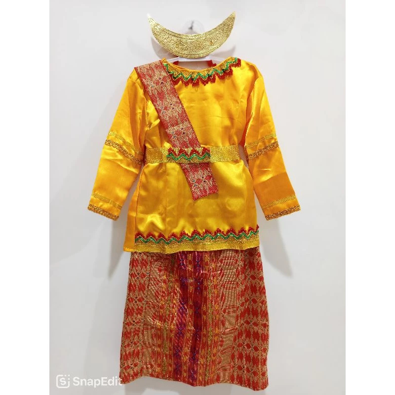 Baju Adat NTT Anak TK SD Perempuan Cewek / Pakaian Adat NTT