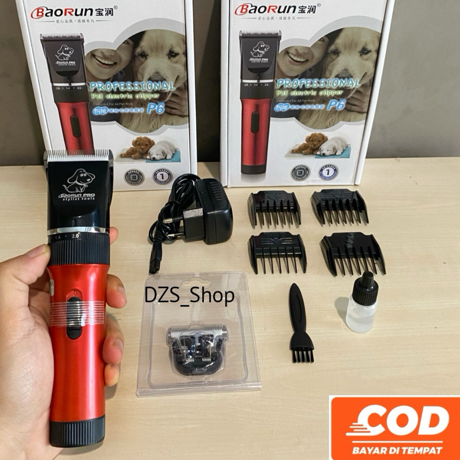 Baorun P6 Alat Cukur Bulu Binatang ( Domba,Anjing,Kucing,Dll)