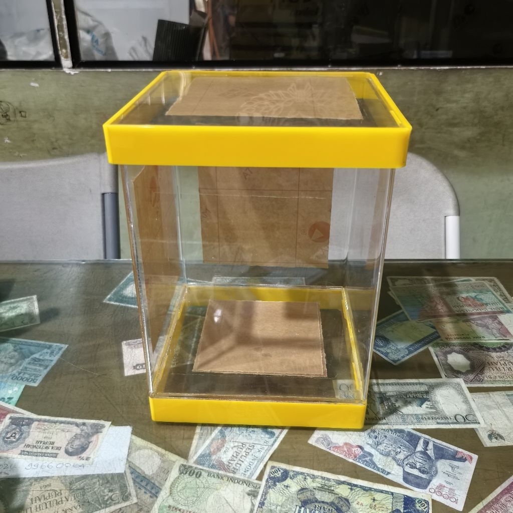 Tabung es buah Acrylic 10 Liter 21x21 T30 Minuman Es Buah