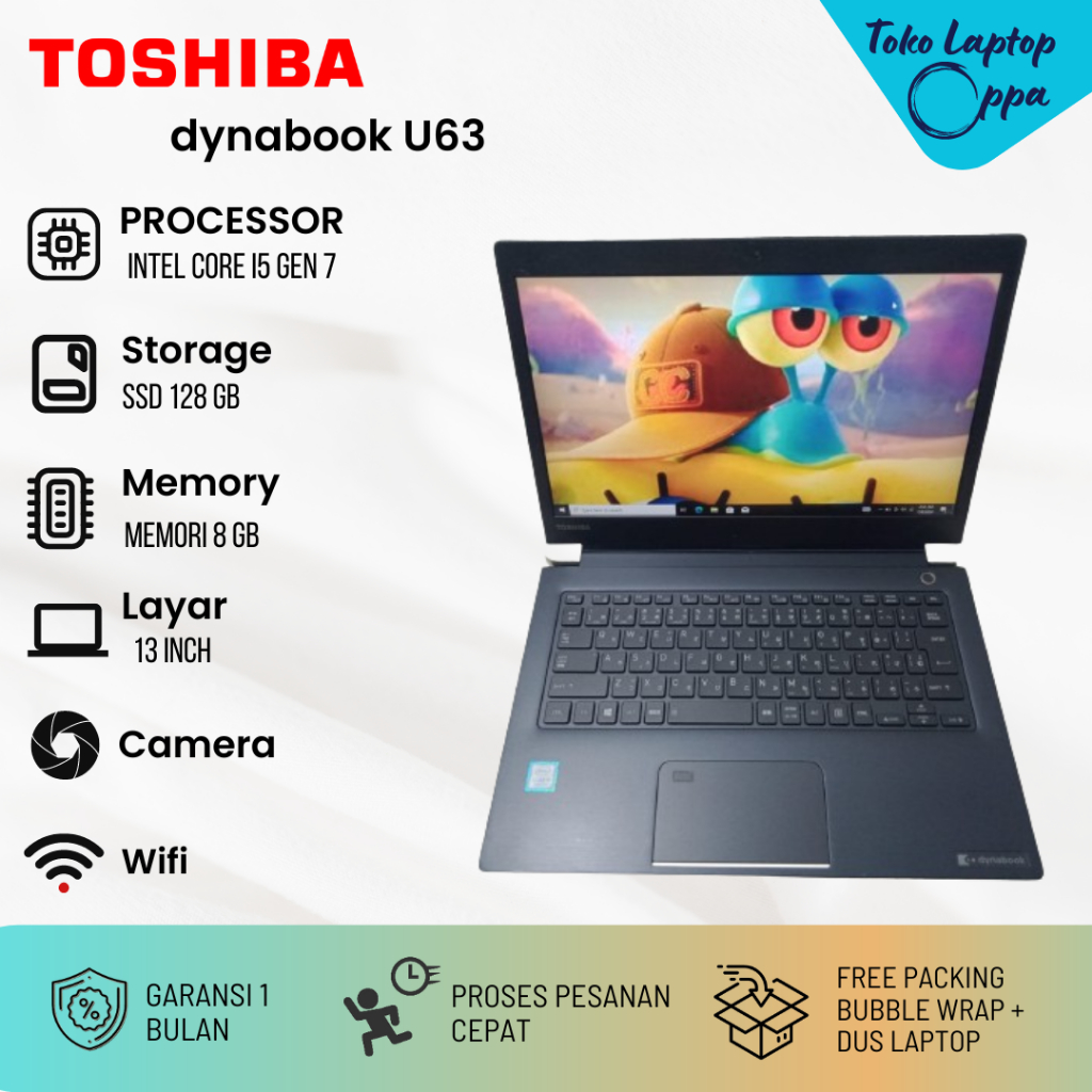 Laptop Murah Toshiba Dynabook Core i5 Second Bergaransi
