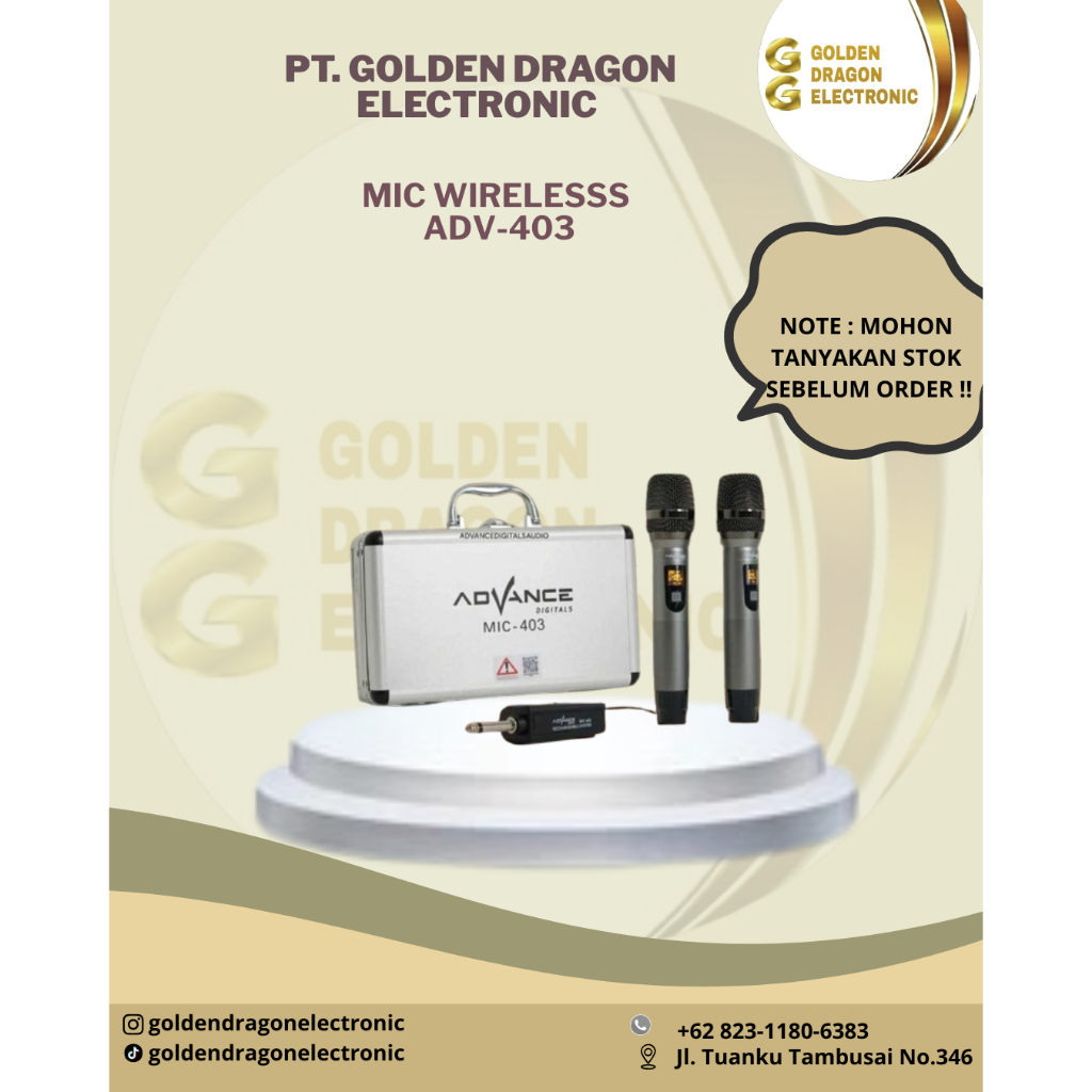 MIC WIRELESS ADVANCE 403.