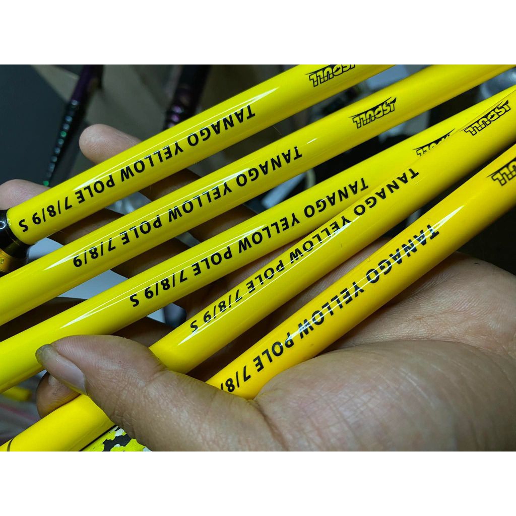 TEGEK ISPULL TANAGO YELLOW POLE 789s CUSTOM KOLONG STOK TIPIS
