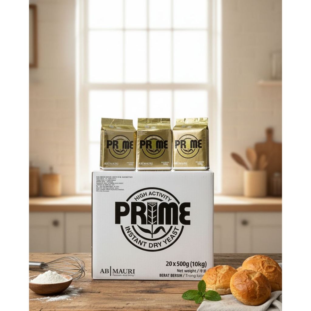Prime Instant Dry Yeast / Prime Ragi Kering Instan 500gr