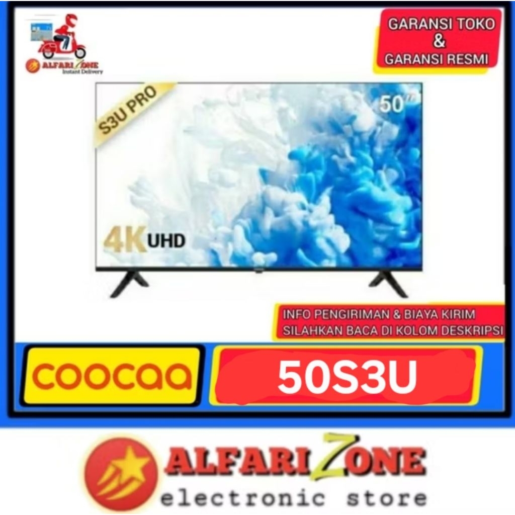 Smart TV COOCAA 50" 50S3U PRO 4K UHD SMART TV COOCAA 50 INCH