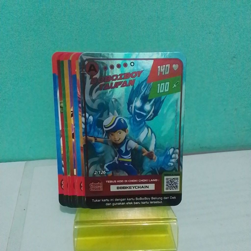 kartu choki-choki || Boboiboy Taufan AR