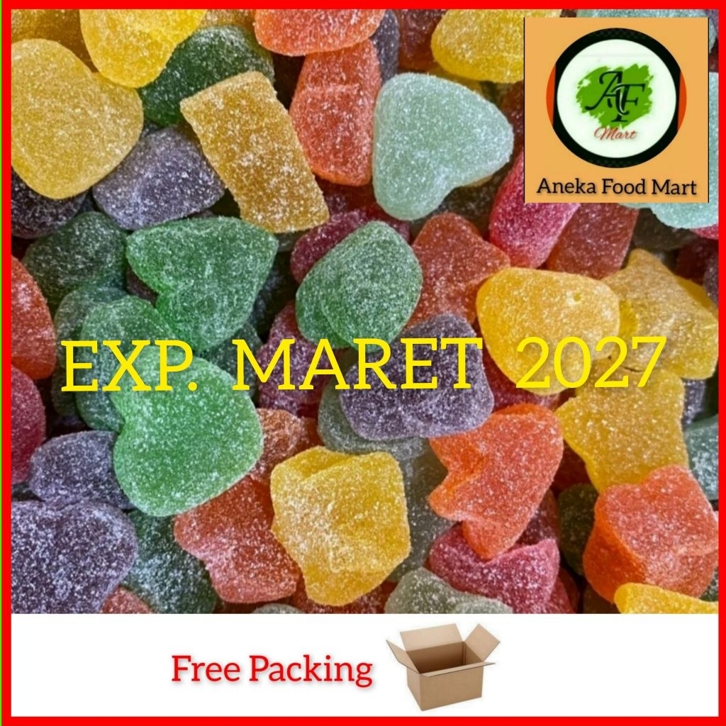 jelly waisun 500gr/ jelly kiloan/ jelly Malaysia/ waisun jelly/ mixed pastiles