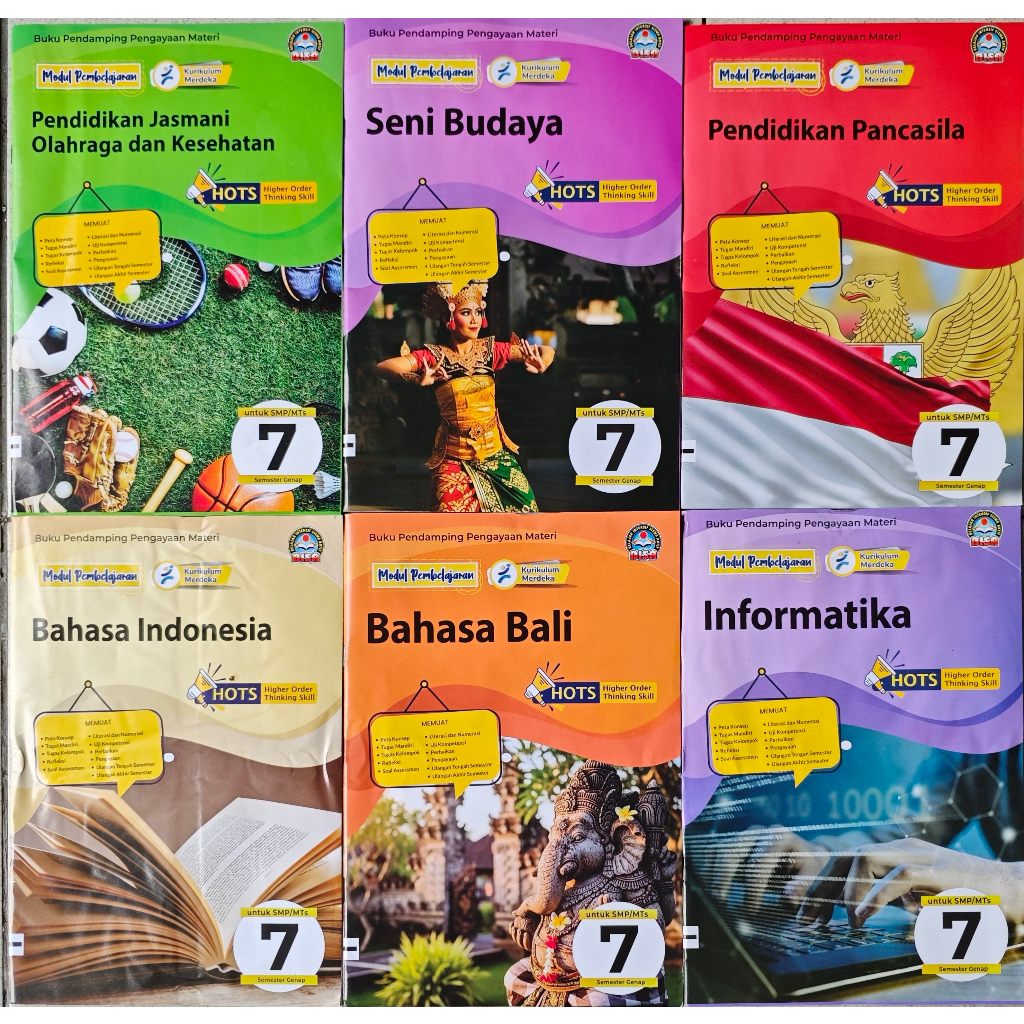 LKS BISA SMP KELAS 7 KM IPA, IPS, MATEMATIKA, BAHASA INDO, BAHASA INGGRIS, INFORMATIKA, PENDIDIKAN P