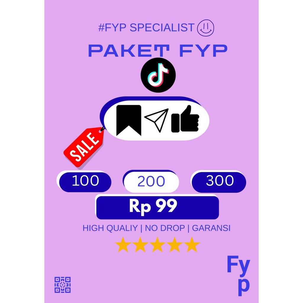 Paket Hemat FYP TIKTOK Termurah Like + Views