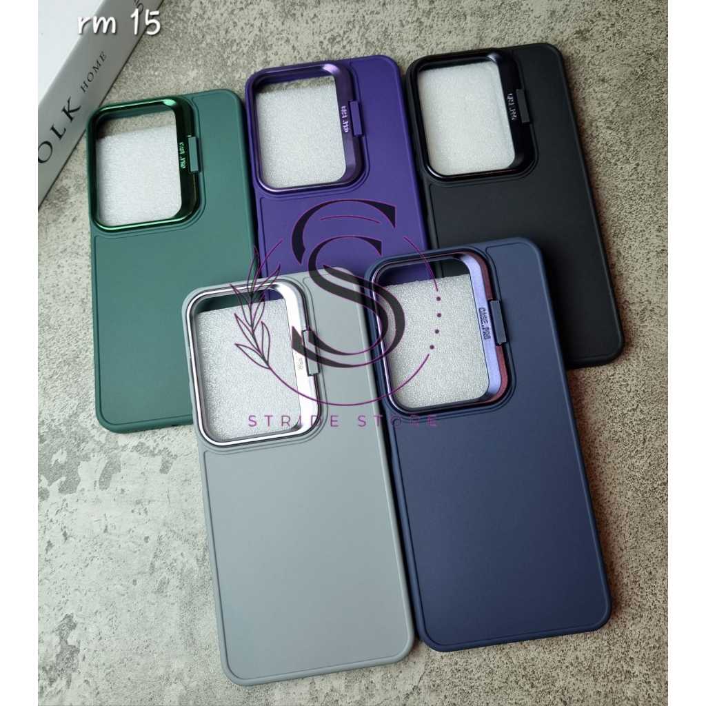 Macaron Kick stand Case For redmi 15c poco c85 redmi 15 soft case
